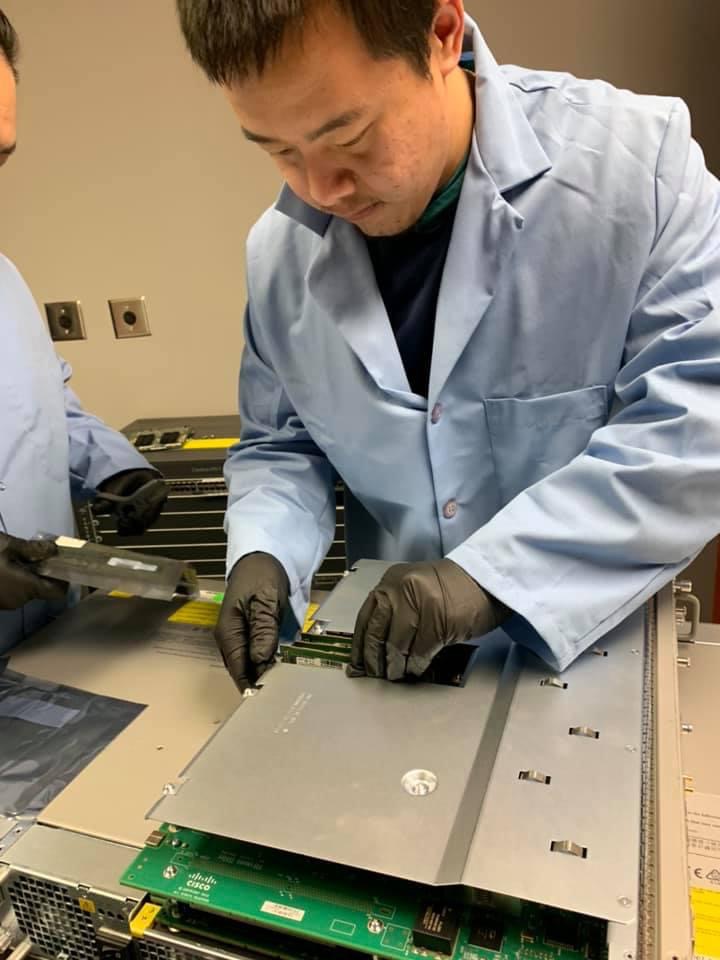 Catalyst Data Solutions technician working on enterprise IT hardware