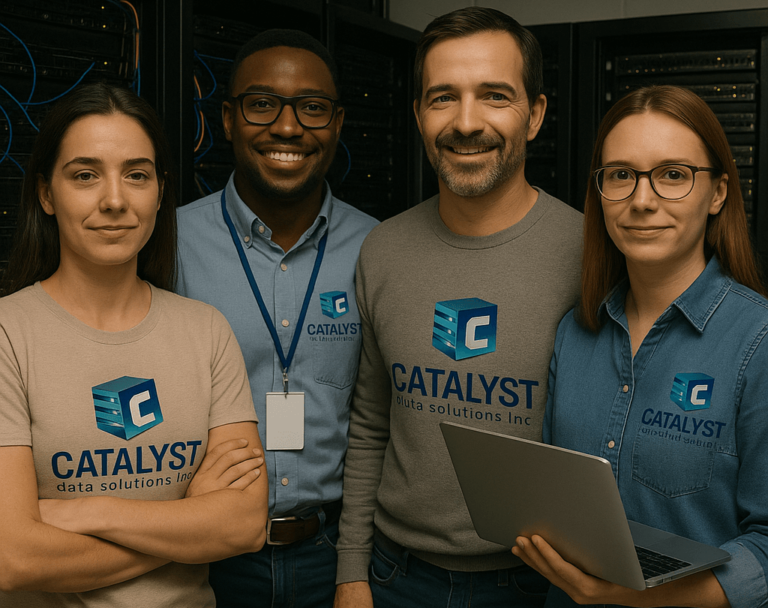 IT consulting and IT hardware reseller team