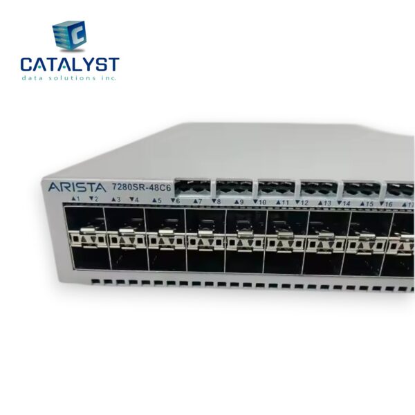 Arista DCS-7280SR-48C6-F |  48x10GbE (SFP+) & 6x100GbE QSFP switch | front to rear air | - Image 3