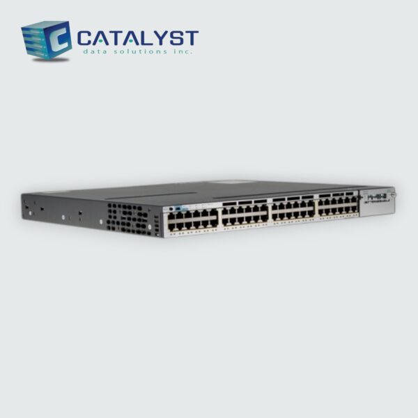 Cisco WS-C3750X-48P-S 48x Gigabit PoE+ Stackable Layer 3 Switch | IP Base | Enterprise-Grade - Image 2