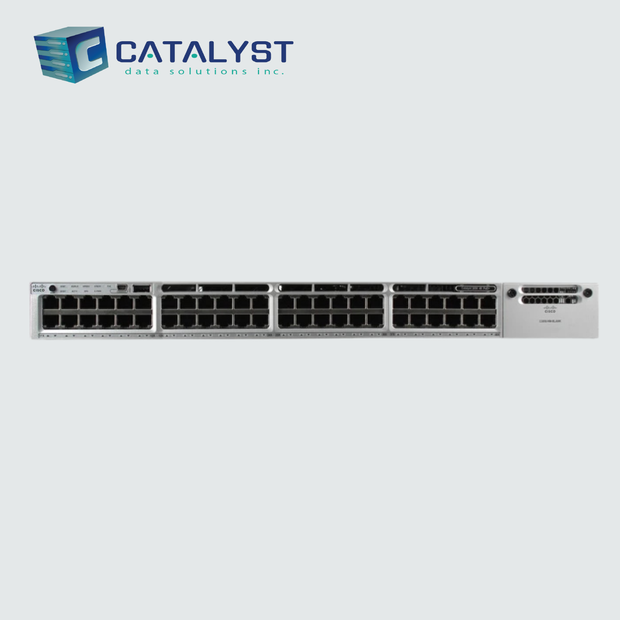 Cisco WS-C3850-48P-S | Catalyst 3850 Series 48-Port PoE+ Layer 3 Managed Switch - Image 2