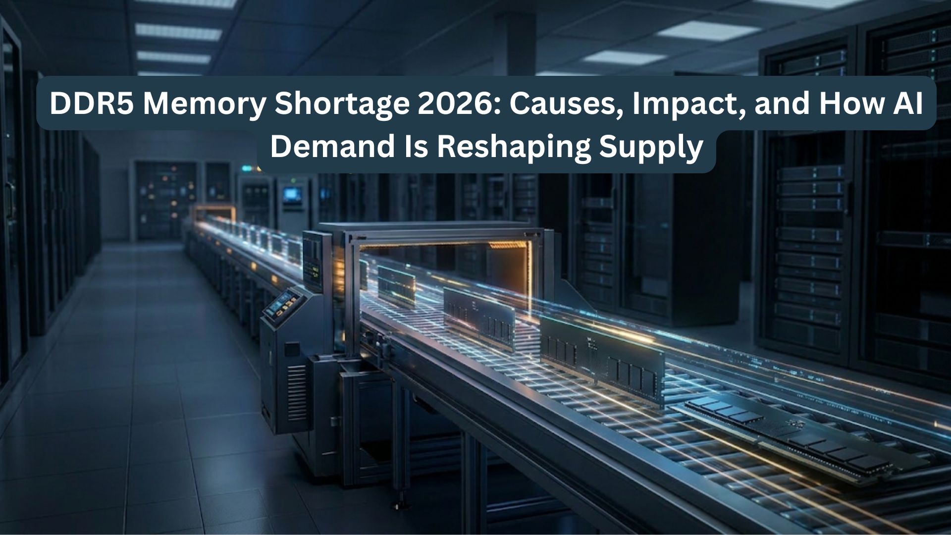 DDR5 Memory Shortage 2026: Causes, Impact, and How AI Demand Is Reshaping Supply