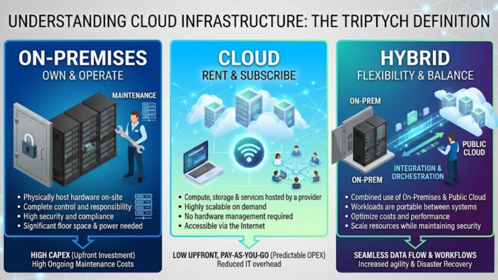 Understanding On-Prem, Cloud, and Hybrid Solutions