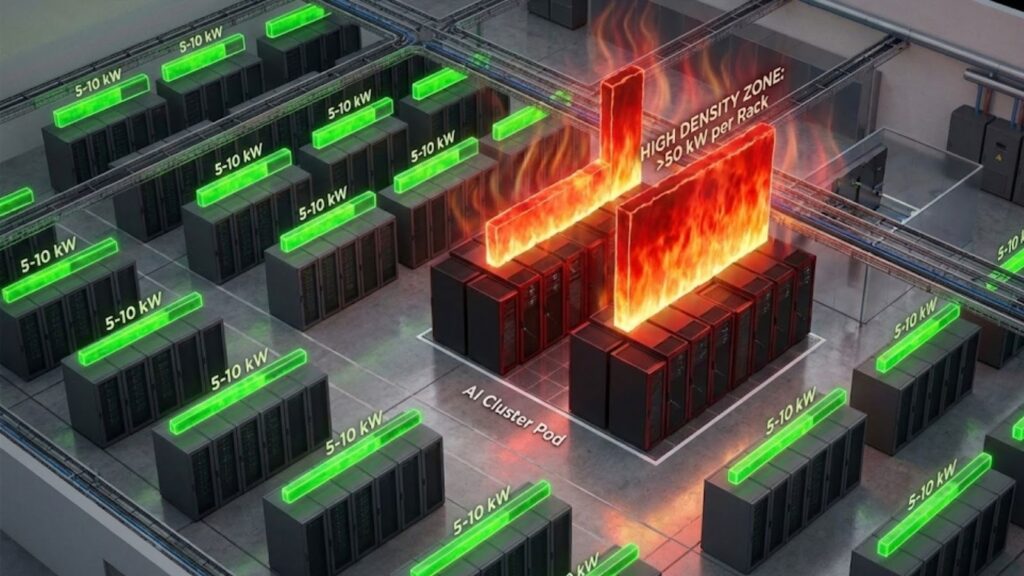 Understanding Heat Density in AI Data Centers