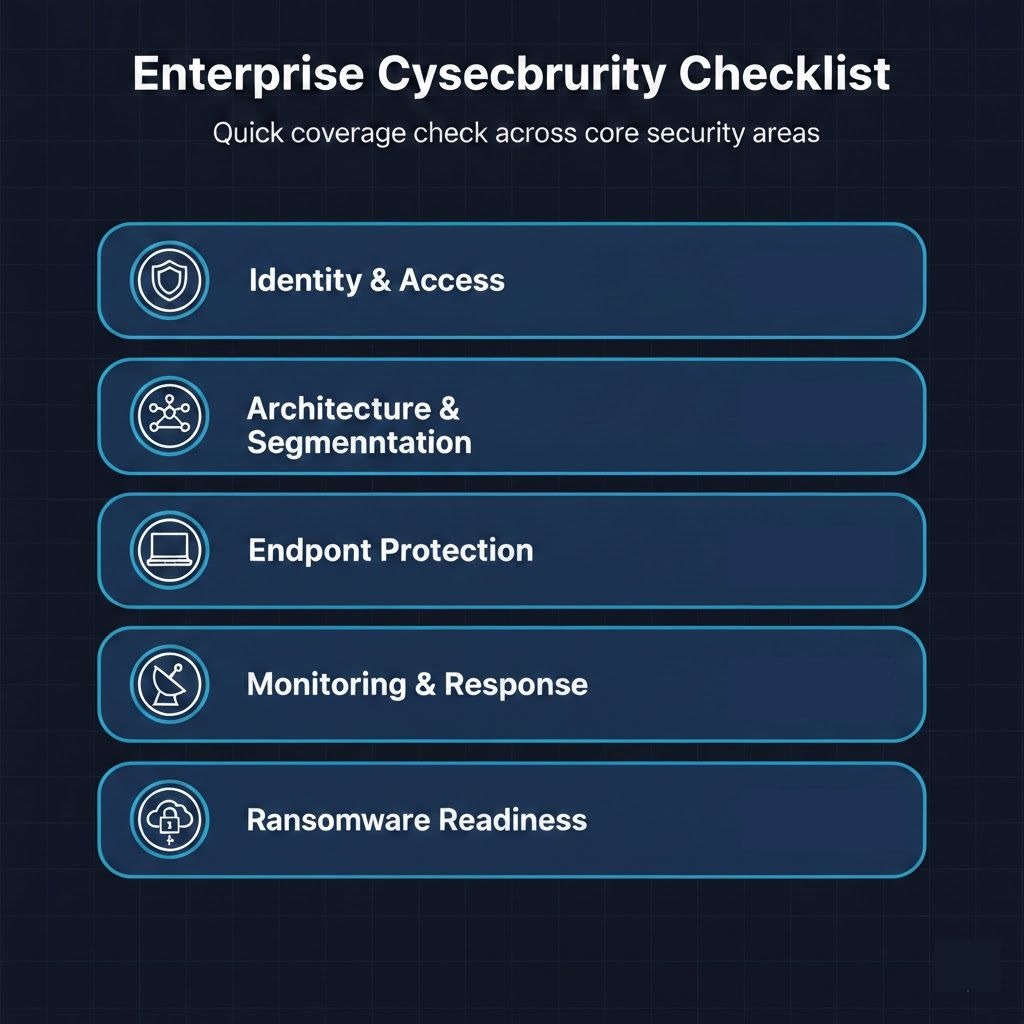 Enterprise Cybersecurity Checklist