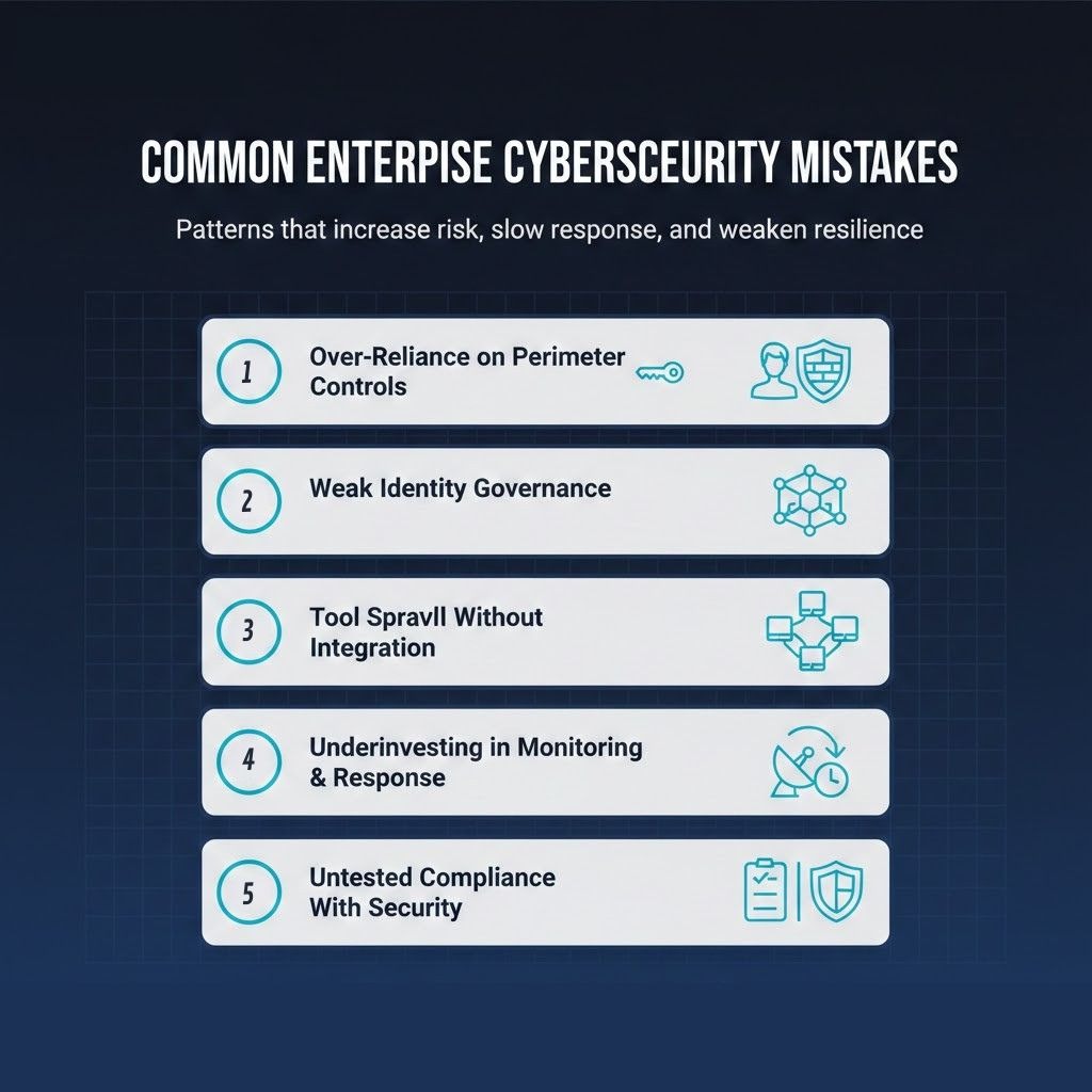 Common Enterprise Cybersecurity Mistakes
