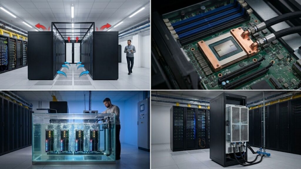 Overview of Cooling Systems Used in AI Data Centers