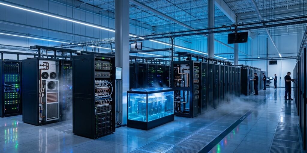 Main Cooling Technologies Used in AI Data Centers