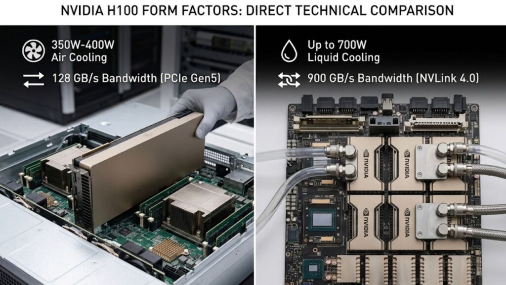 PCIe vs SXM5: What Actually Changes