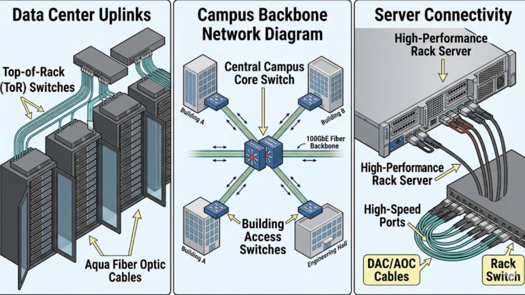 Common Use Cases for HPE Aruba J9150D