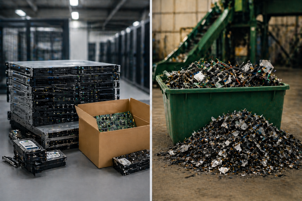Difference Between ITAD and Recycling