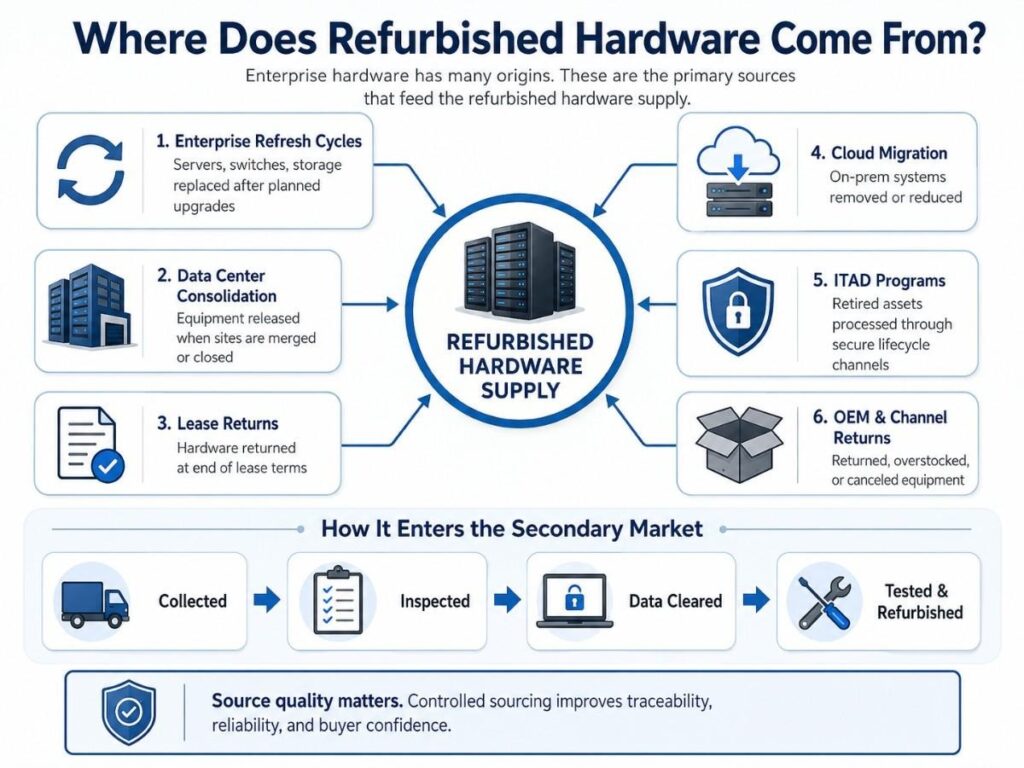 Where Does Refurbished Hardware Come From?