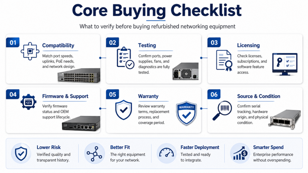 Core Buying Checklist