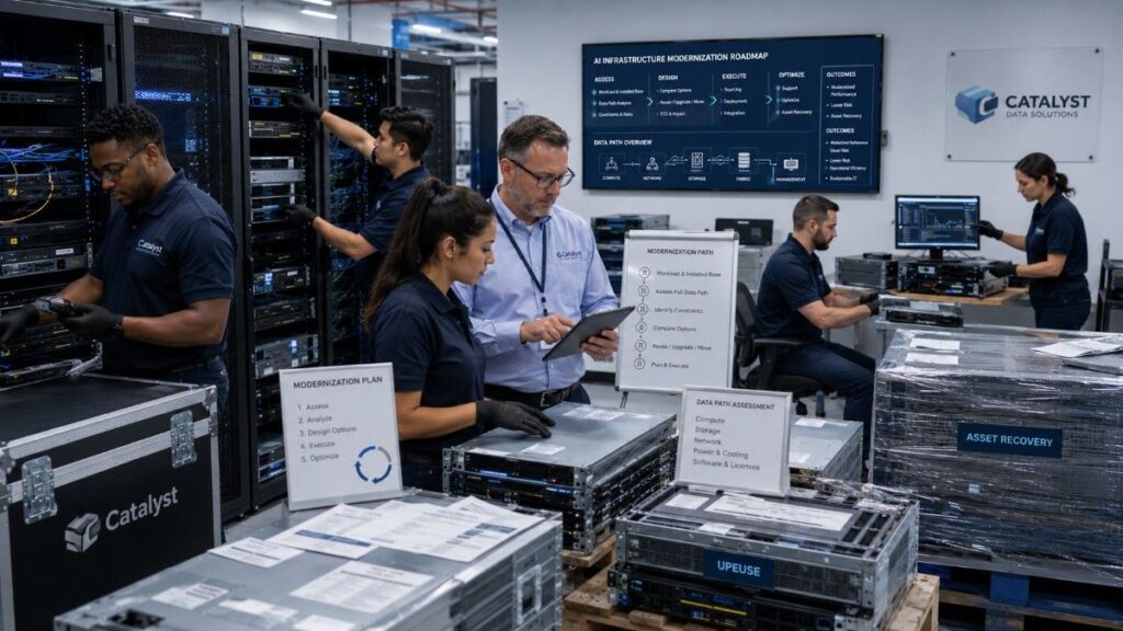 Catalyst team building an AI data center modernization path.